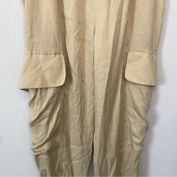 Revolve BCBG Maxazria Paper Bag Pant Pale Khaki Sz XS NWT - Picture 8 of 14